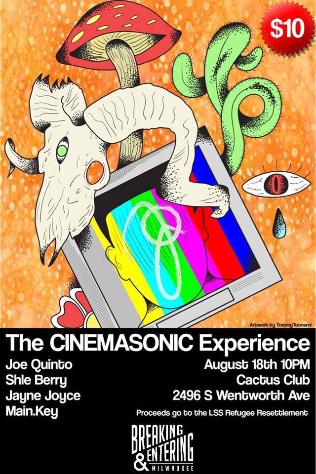 The Cinemasonic Experience Joe Quinto (EP release) • Jayne Joyce • Shle Berry Cactus Club