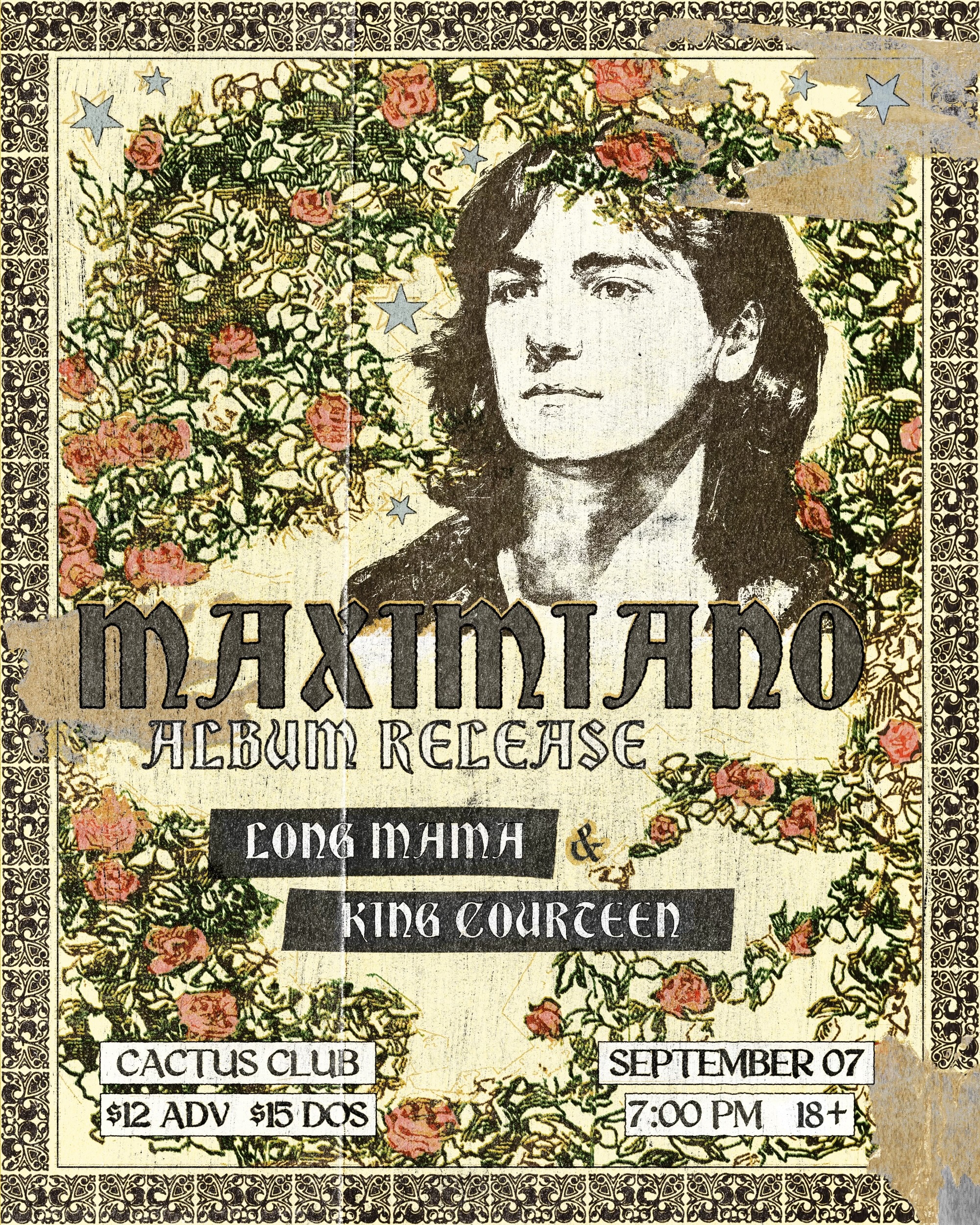 Maximiano (Album Release) • Long Mama • King Courteen | Cactus Club