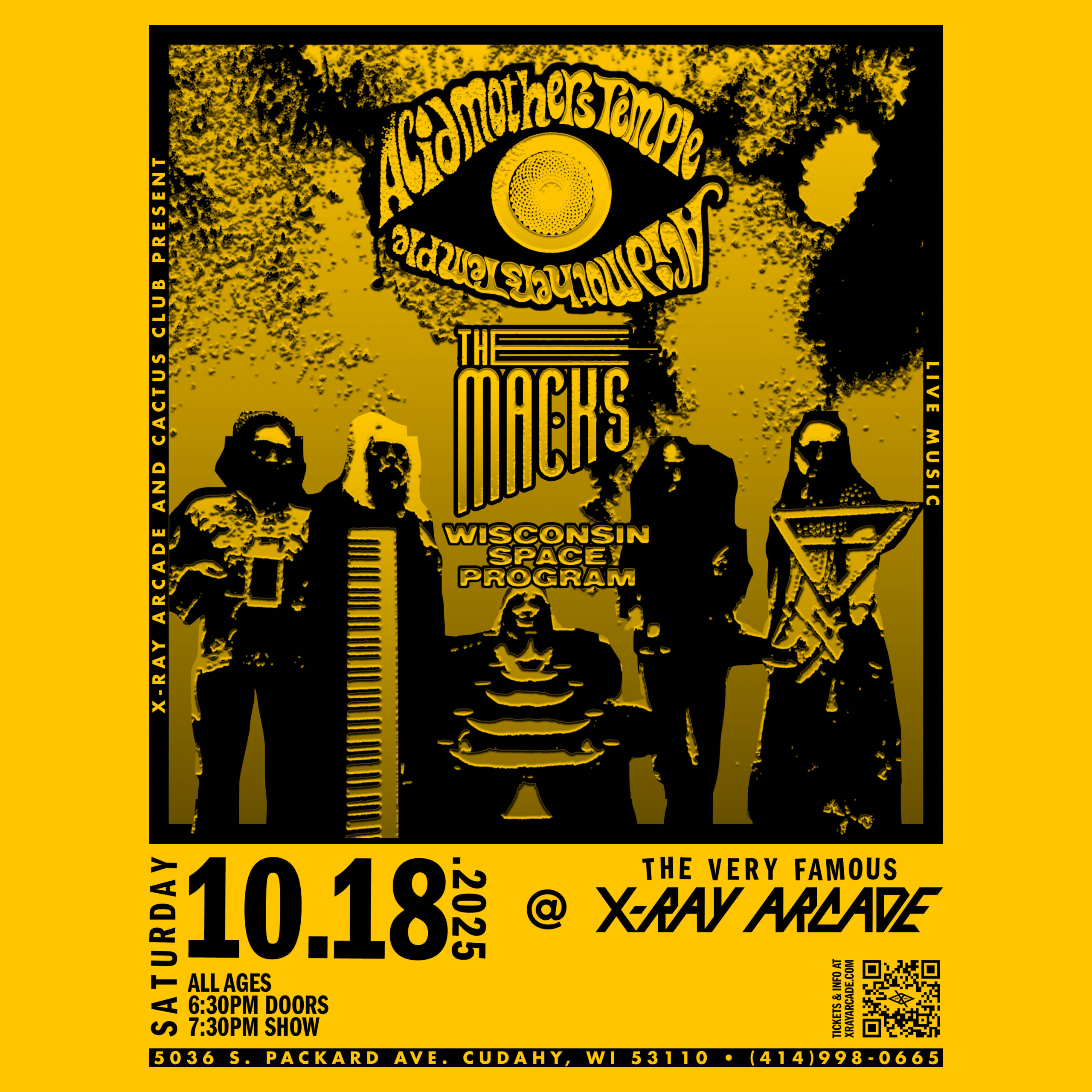 CC Presents: Acid Mothers Temple • The Macks • Wisconsin Space