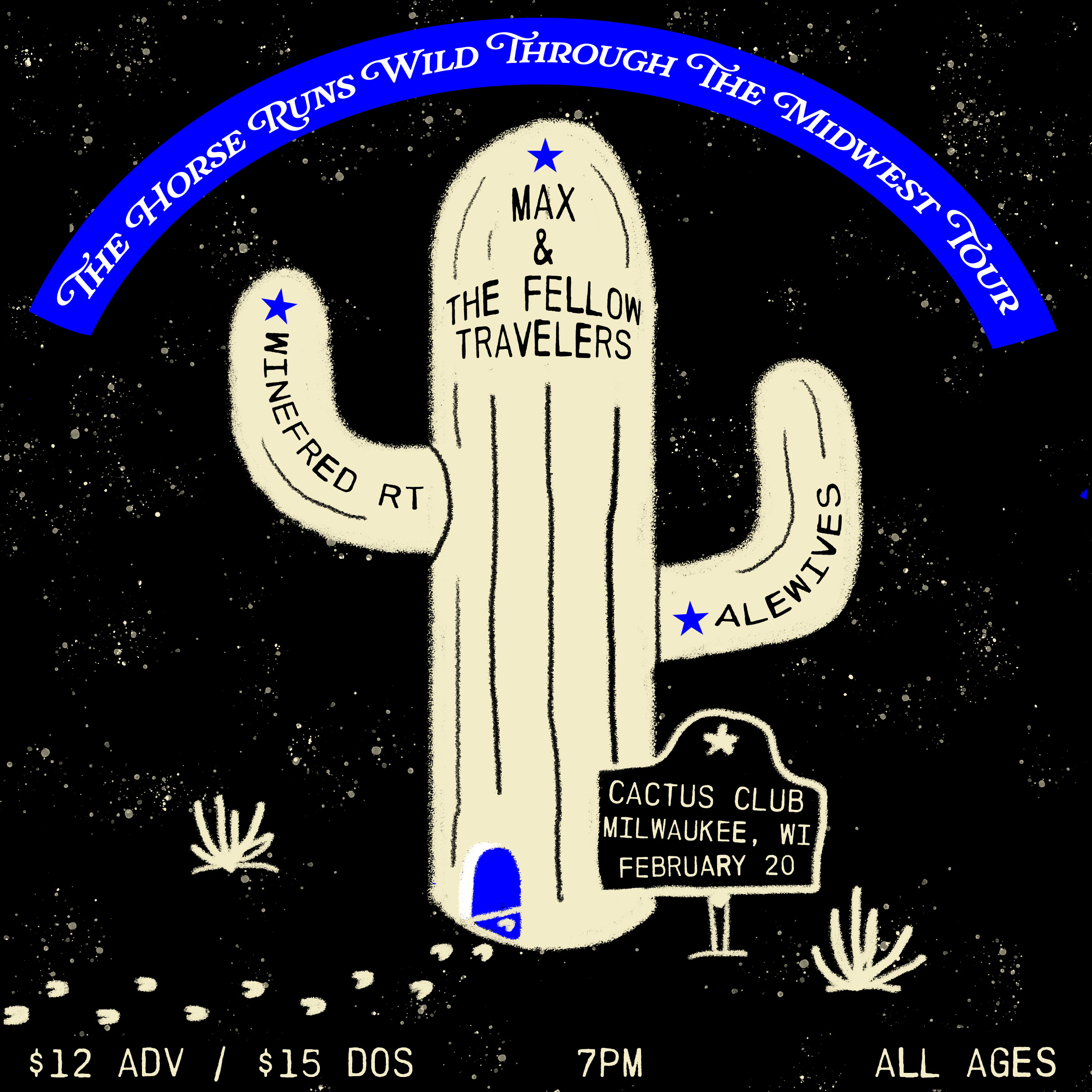 Max & The Fellow Travelers • Winefred RT • Alewives | Cactus Club
