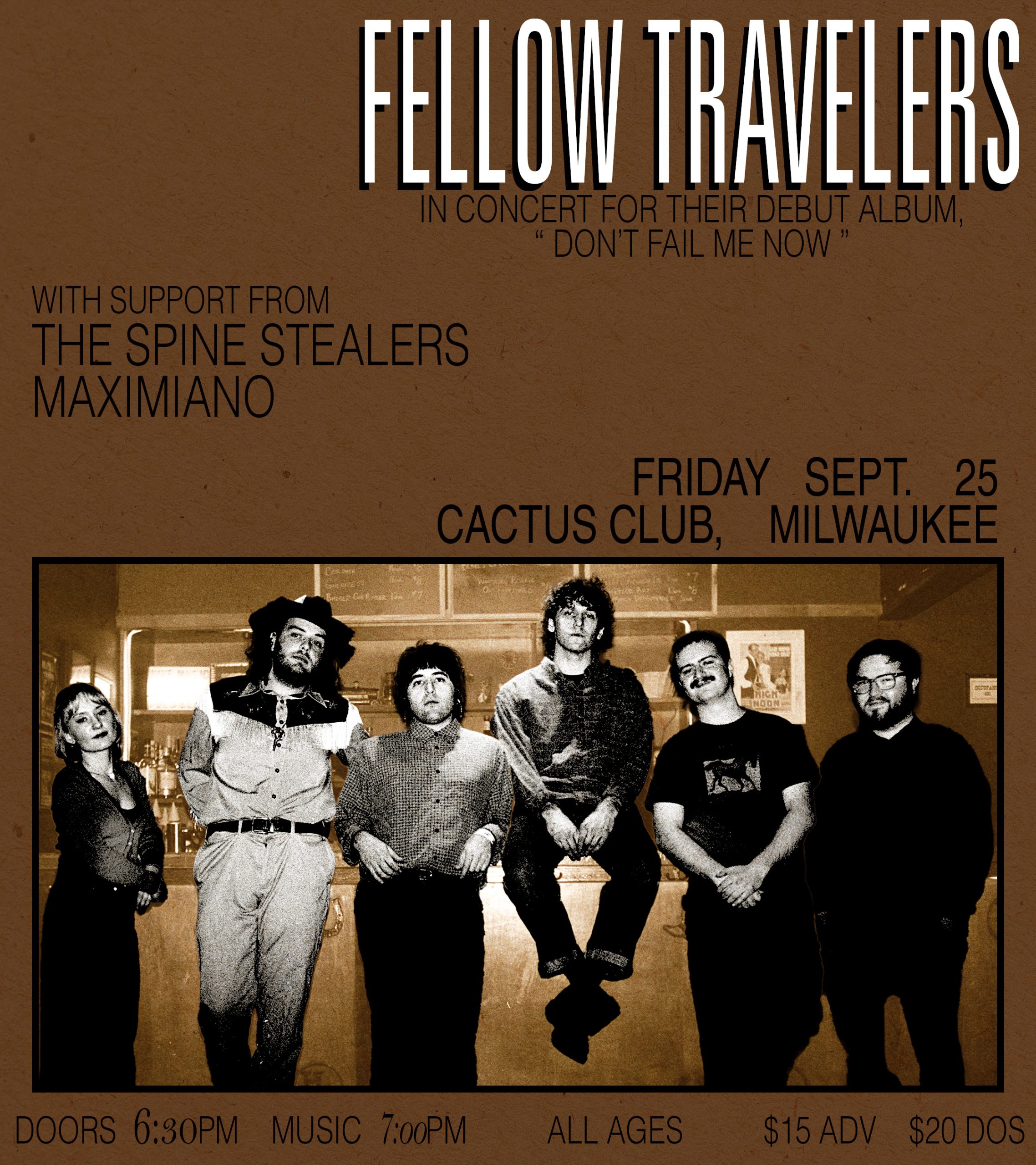 Fellow Travelers • The Spine Stealers • Maximiano poster